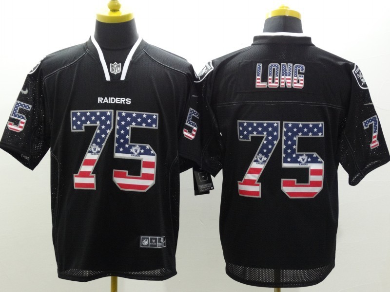 Men's Las Vegas Raiders Howie Long #75 Black Jersey